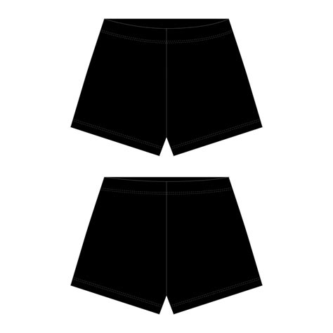 Black Shorts Template